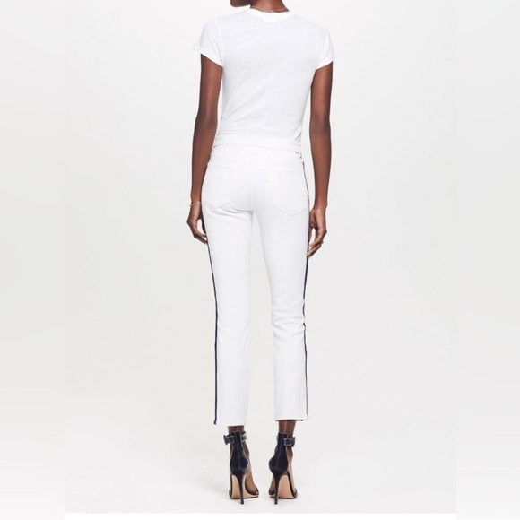 Mother Denim Looker Ankle in Glass Slipper Racer Size 24 - Picture 2 of 7